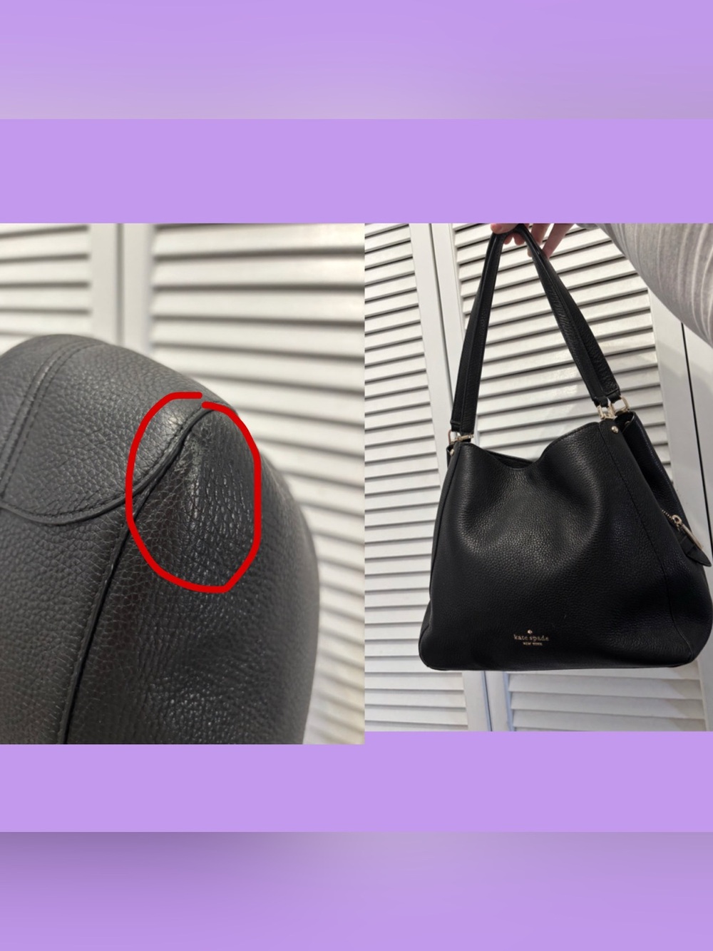 Kate Spade ♠️Hobo Bag Pre loved - Picture 9 of 10